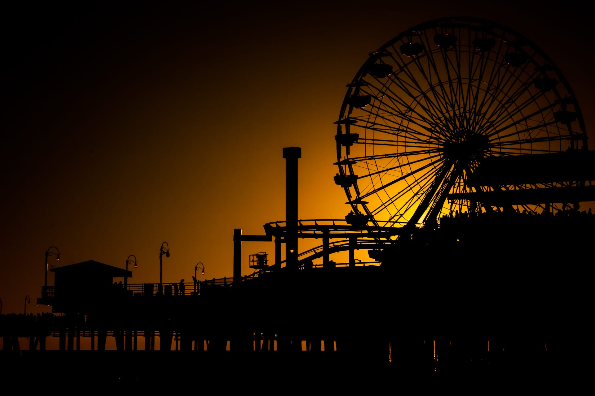 Orange Skies of Santa Monica