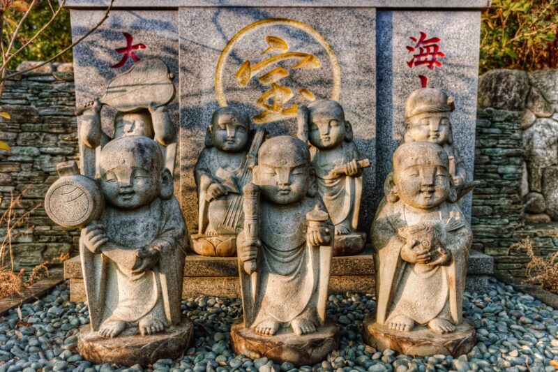 Seven Gods of Fortune (Shichifukujin) – Nanzoin Temple, Japan