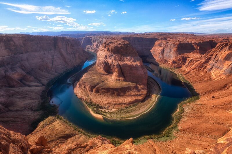 HDR Photo the Horseshoe Bend of Glen Canyon