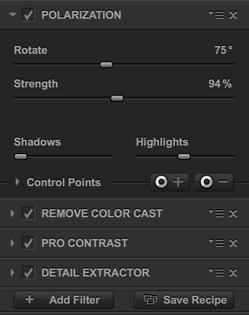 Color Efex Pro 4 Polarization EFEX Polarizer