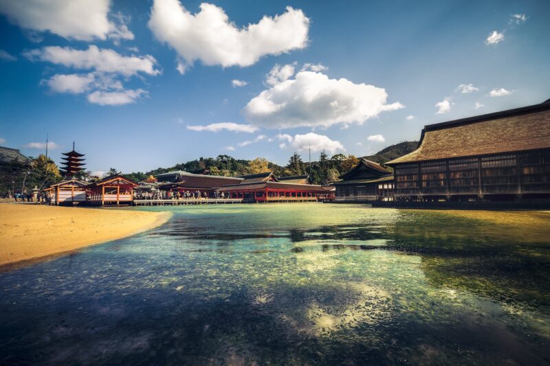 Low Tide at Miyajima Japan
