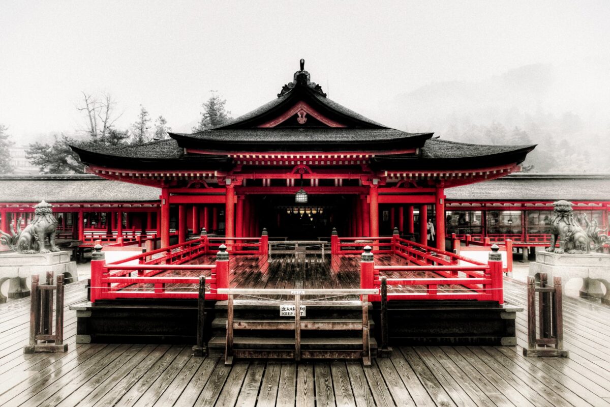 Miyajima Temple of Japan