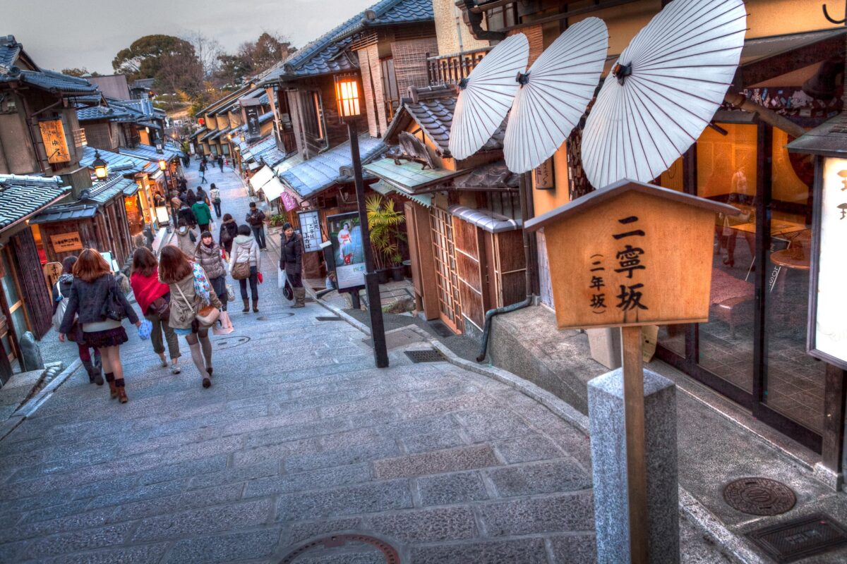 Streets of Kyoto Japan