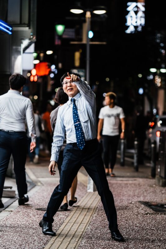 Man Pointing