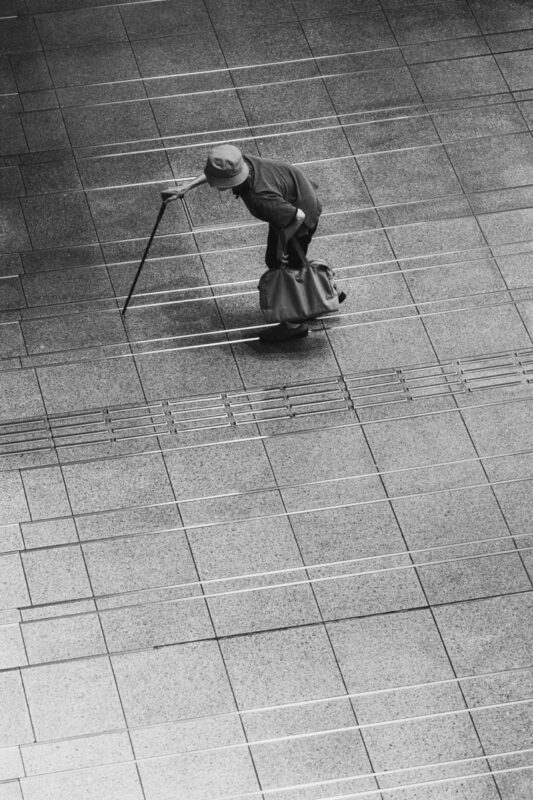 Old Lady walking