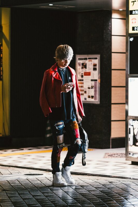 Man in fun fashion