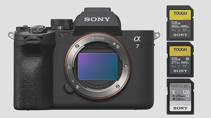 Fastest Memory Cards Sony A7IV with some recommended memory cards.