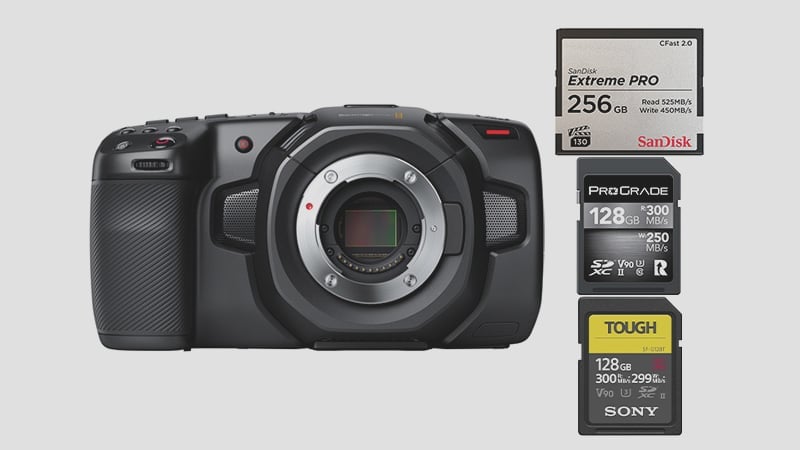 Blackmagic Cinema Pocket 4k Memory Cards