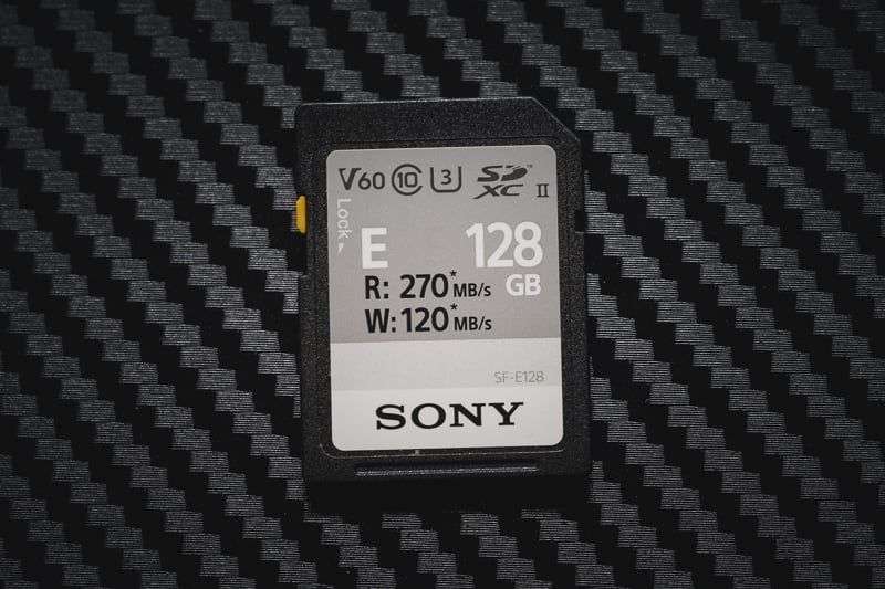 Sony E V60 UHS-II Memory Card