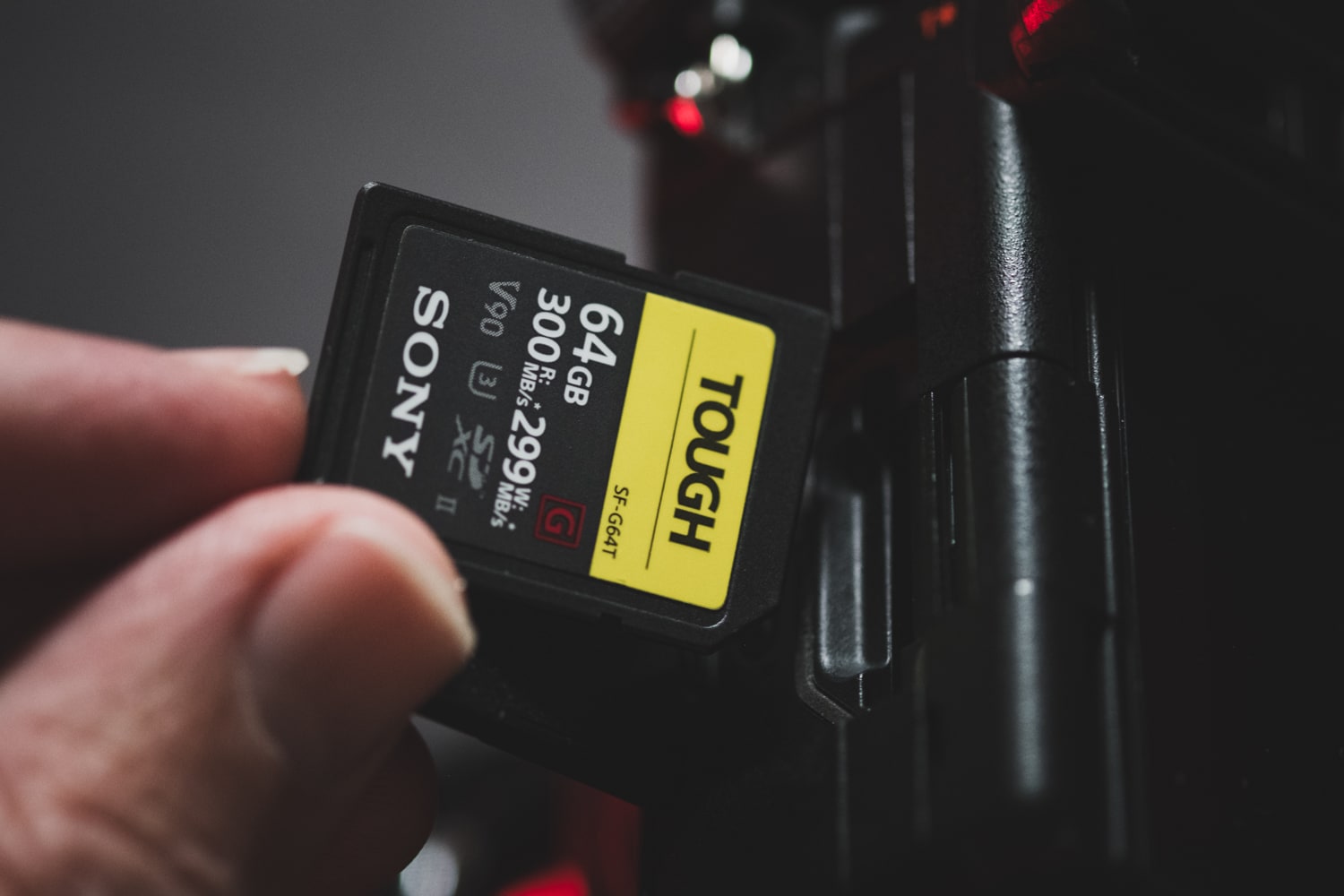 Sony A6700 Memory Card Slot