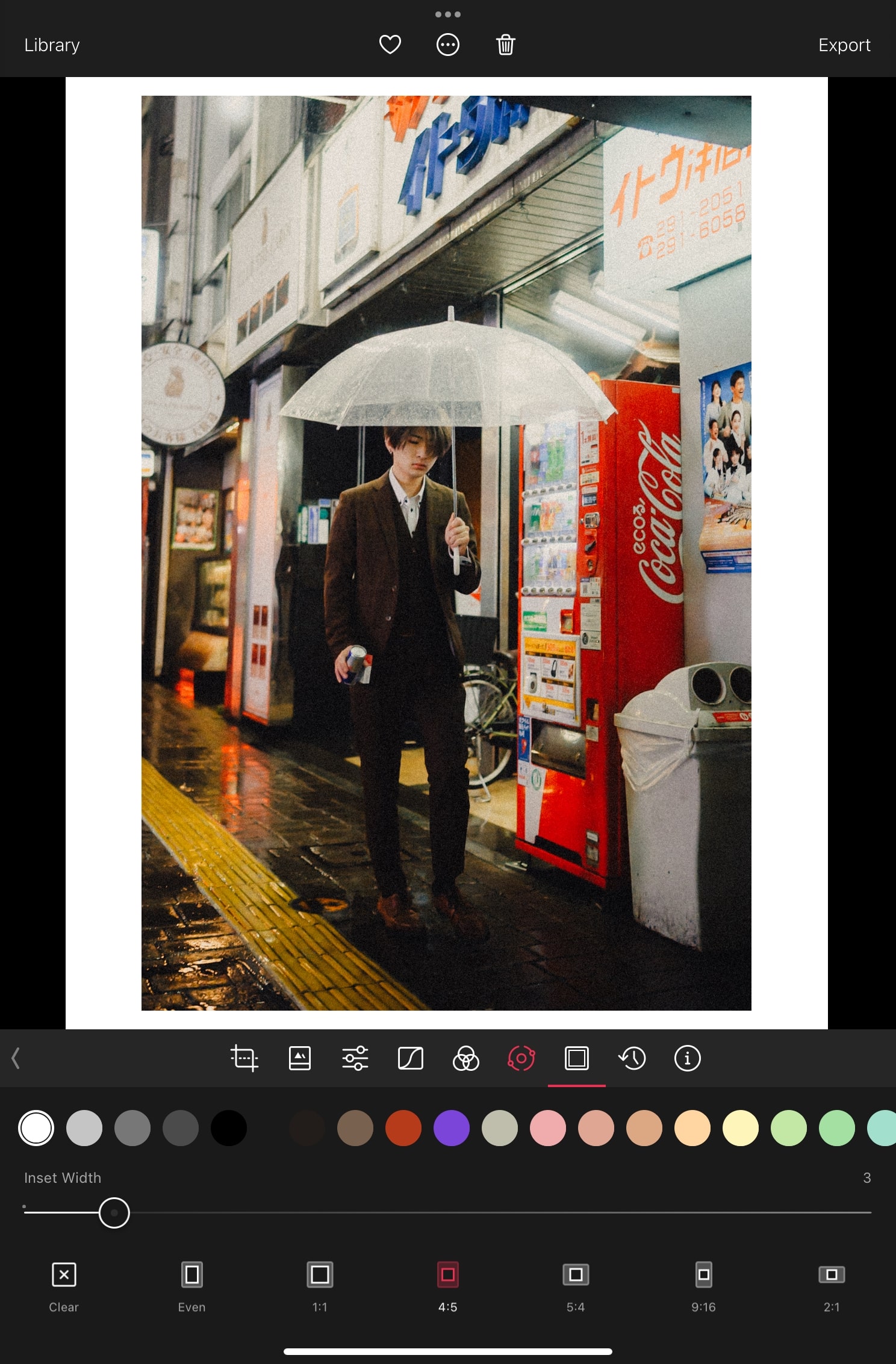 AG Darkroom App Bordered Image For Instagram