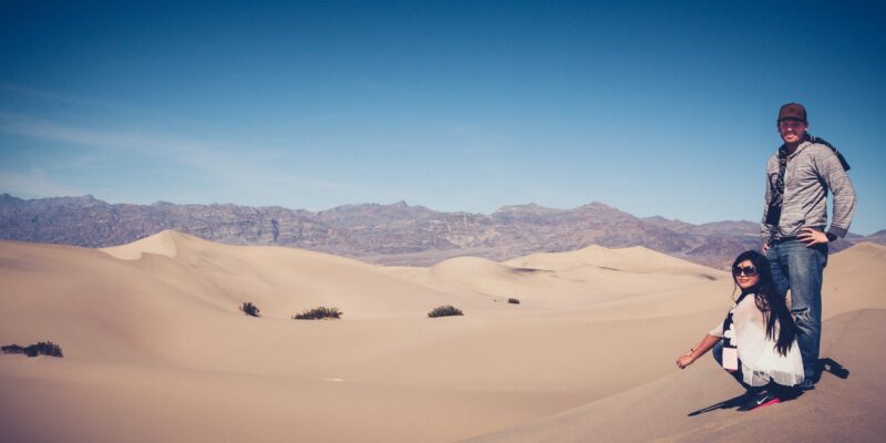 The Wife and Me in Death Valley