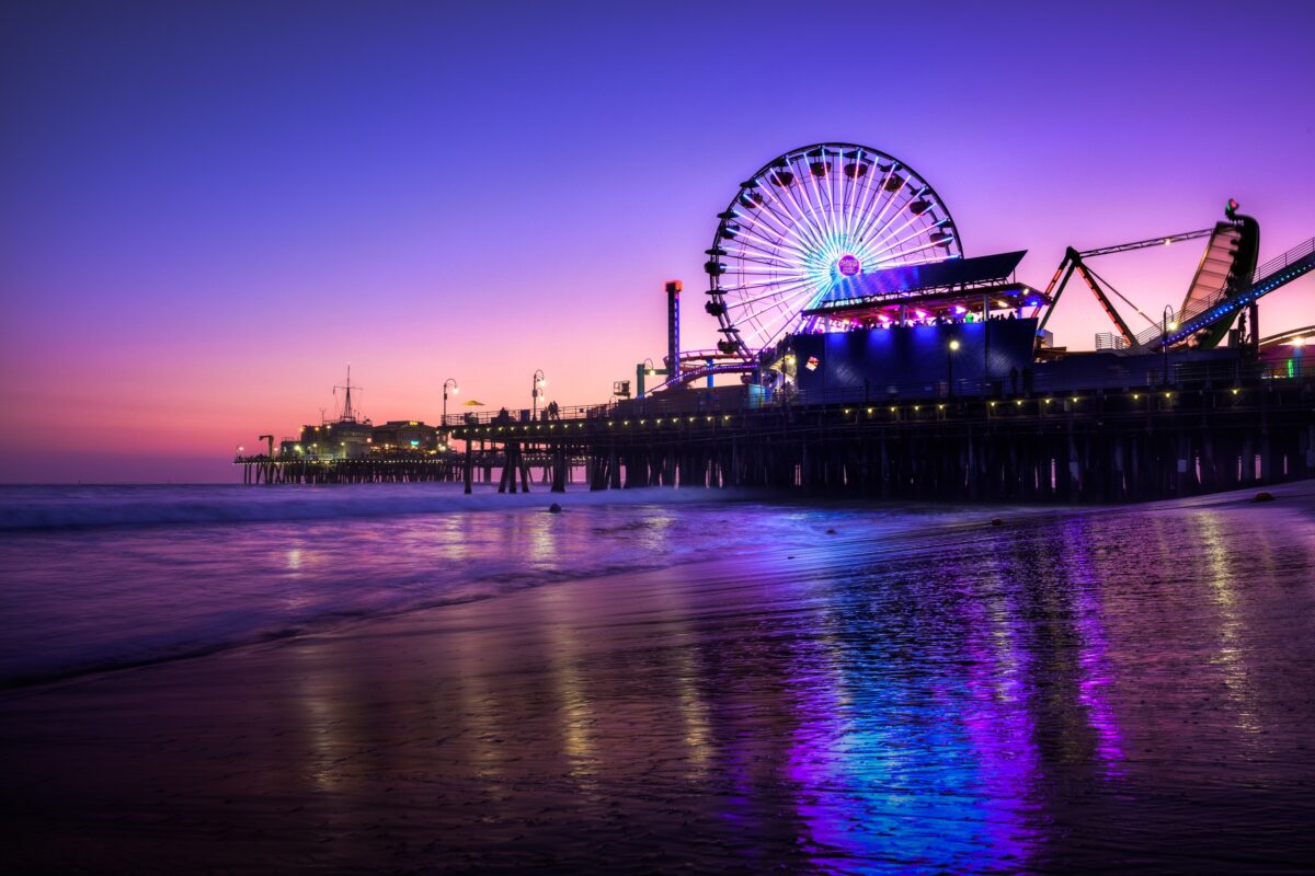 Santa Monica Pier NIght