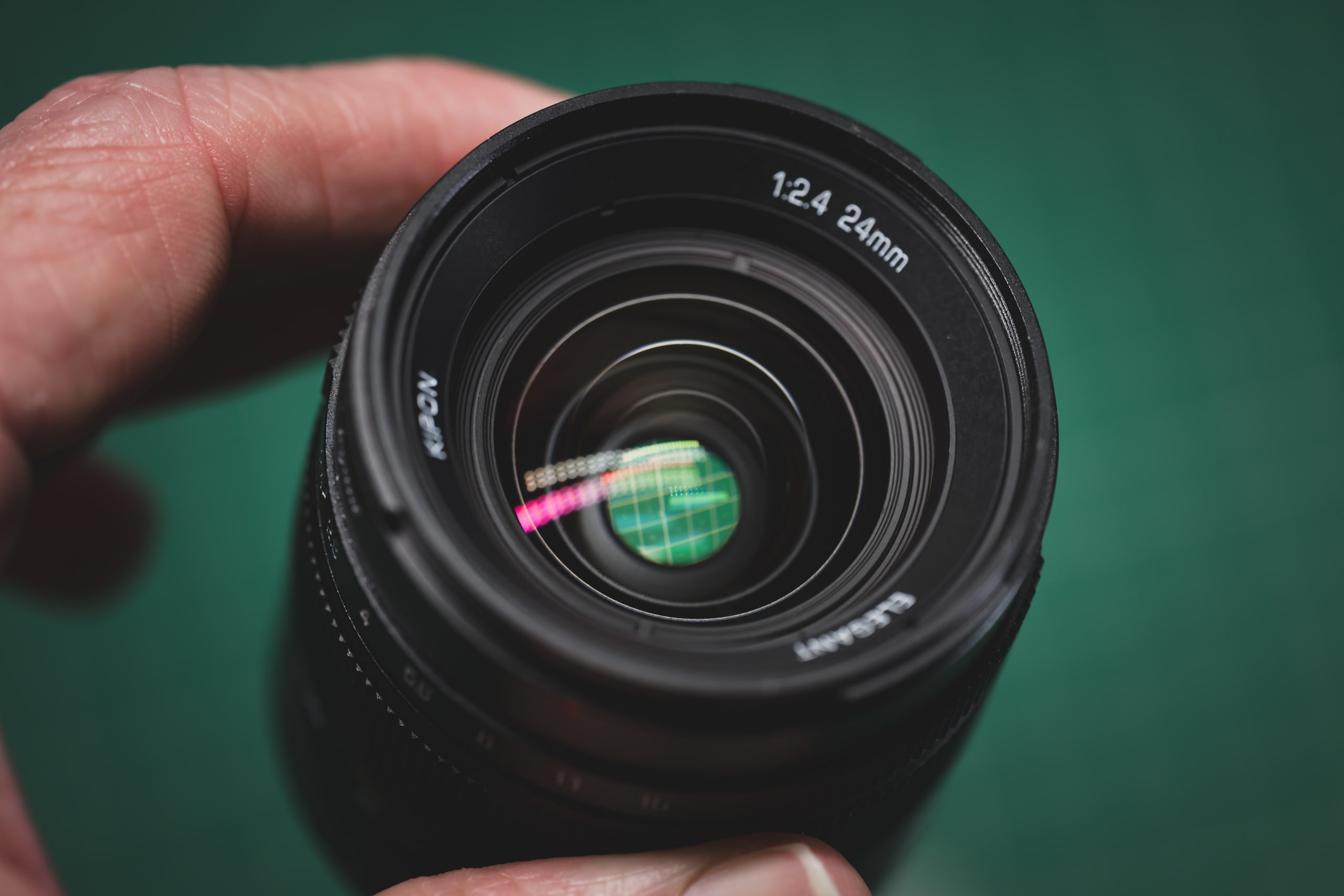 Kipon 24mm f2.4 Front Element
