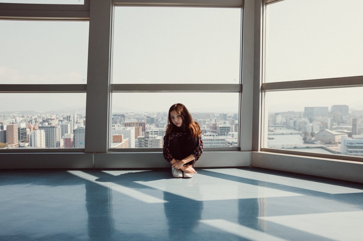Posing in Fukuoka