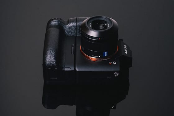 Sony A7r III with the vertical grip