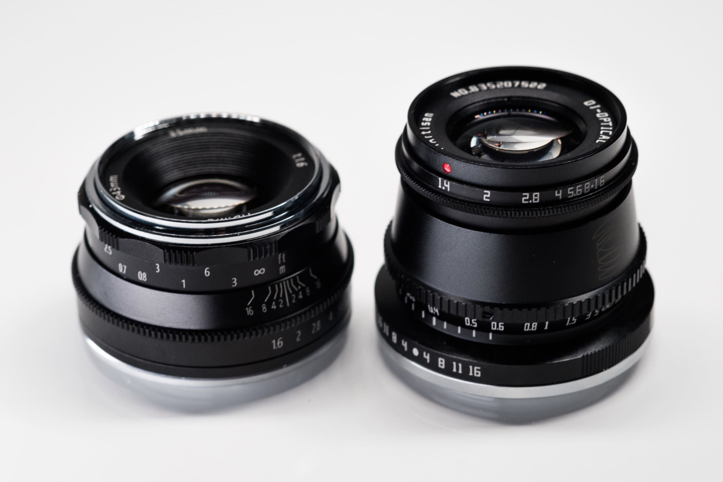 TTArtisan 35mm f1.4 vs Pergear 35mm f1.6
