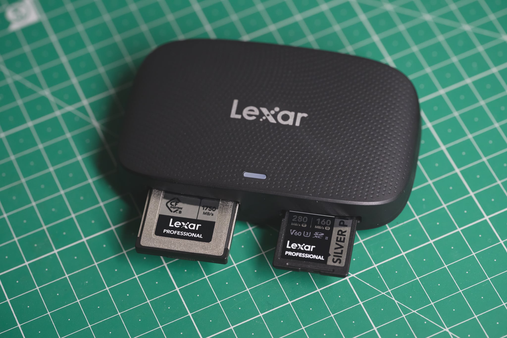 Lexar Silver Series Memory Cards With Reader