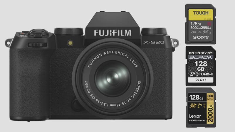 Fastest Memory Card Fuji X-S20