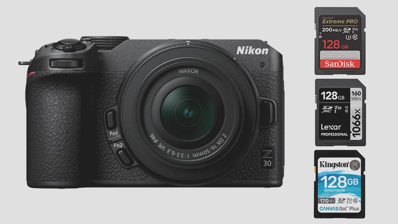 Nikon Z30 Memory Cards