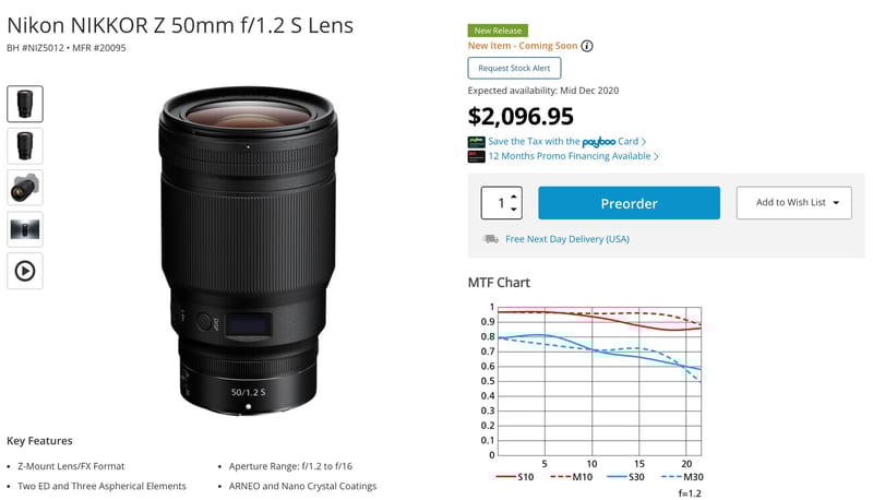 NIKKOR Z 50mm f1.2 S Overview | Alik Griffin