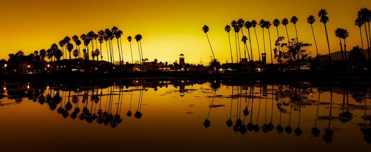 Santa Barbara Orange Reflection