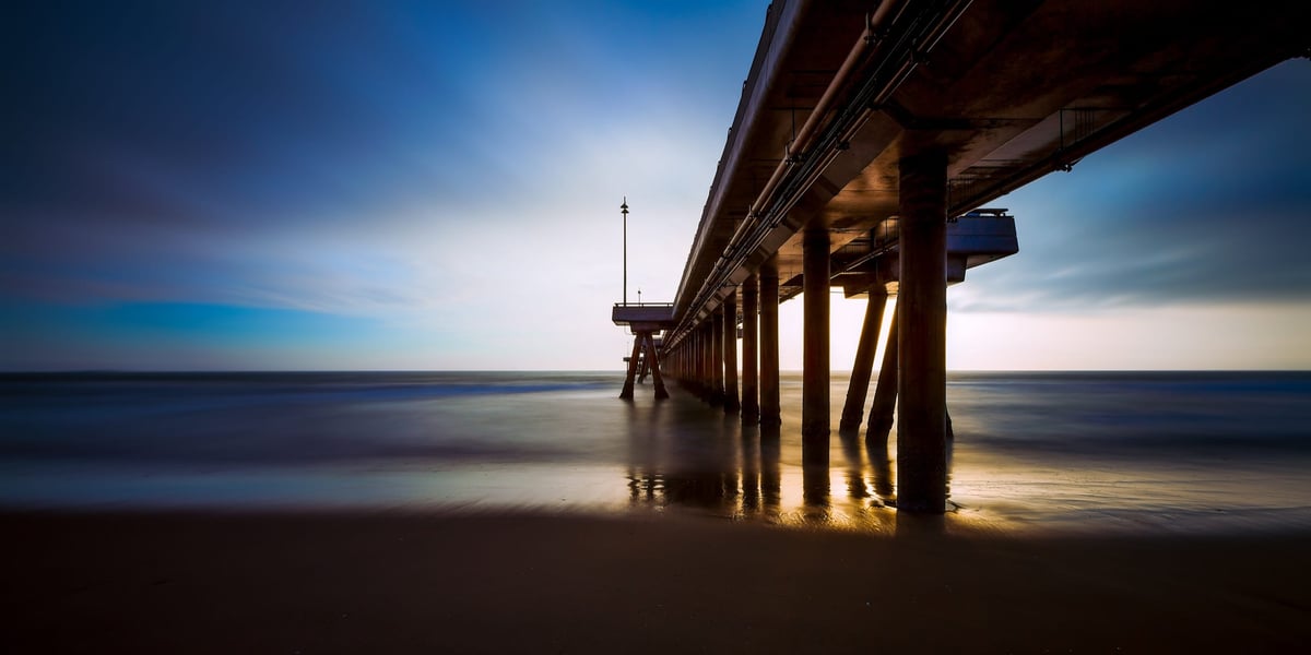 Beneath the Venice Beach Pier