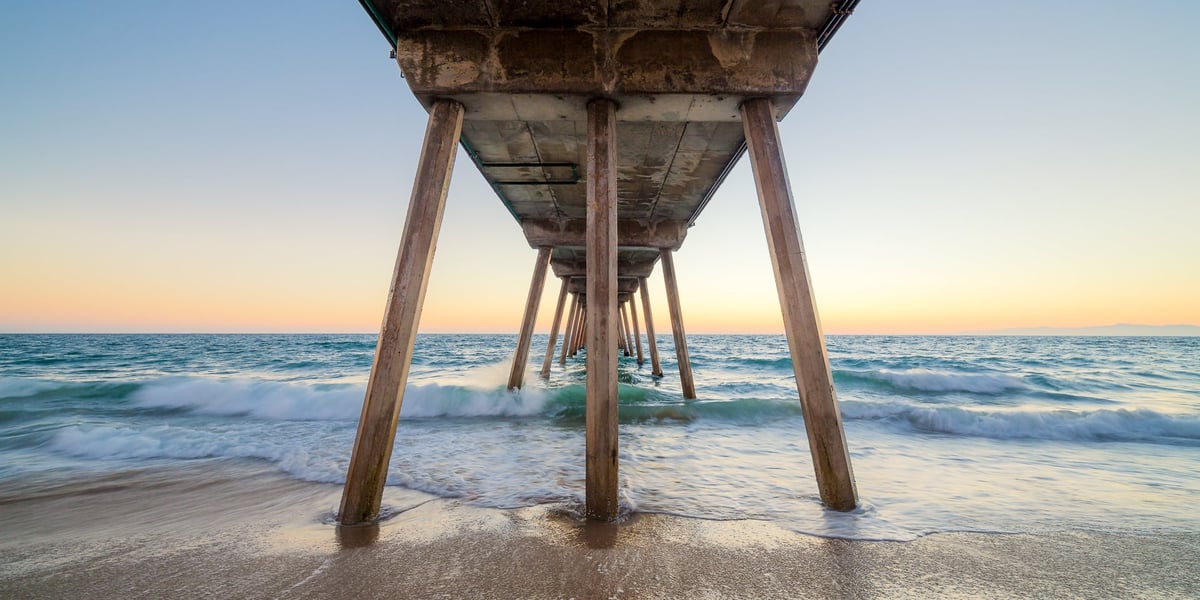 Hermosa Beach Pier Sunset