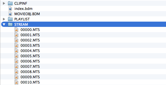 A7r MTS Files location