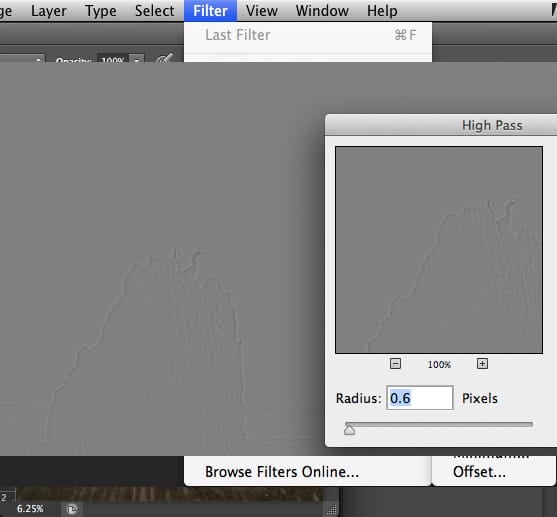 Highpass Adjust Radius