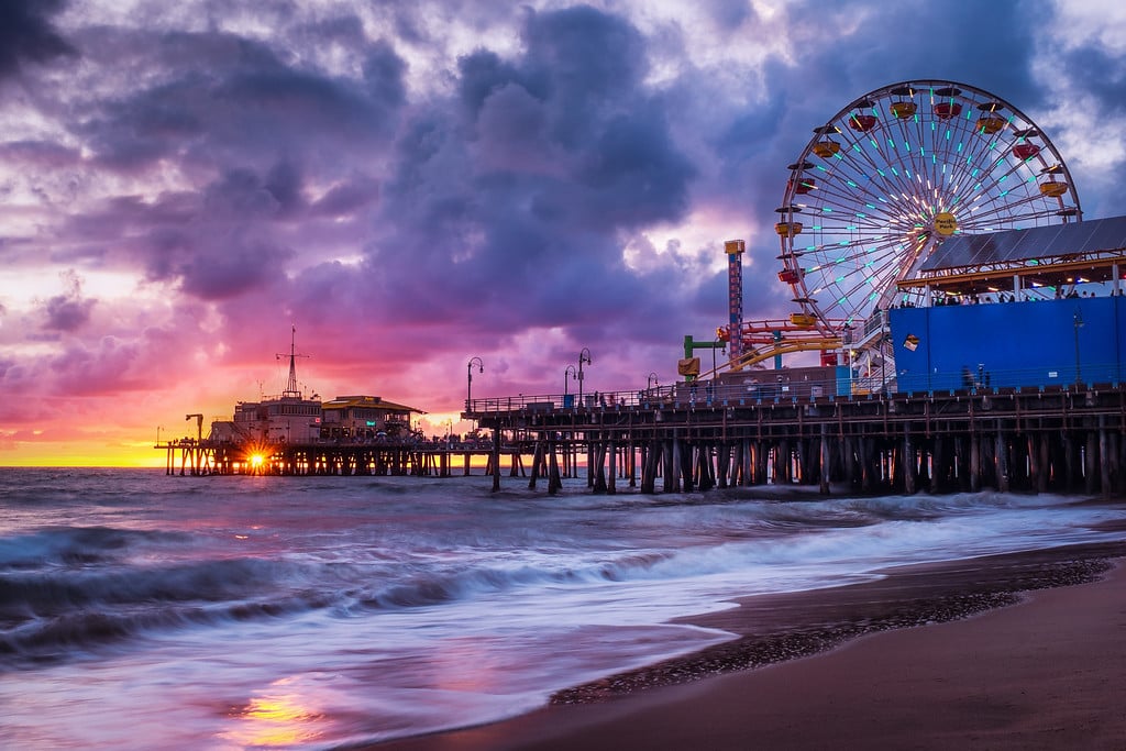 Sunset At Pacific Park