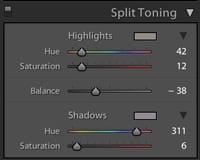 Lightroom Split Toning Lightroom PP Split Toning