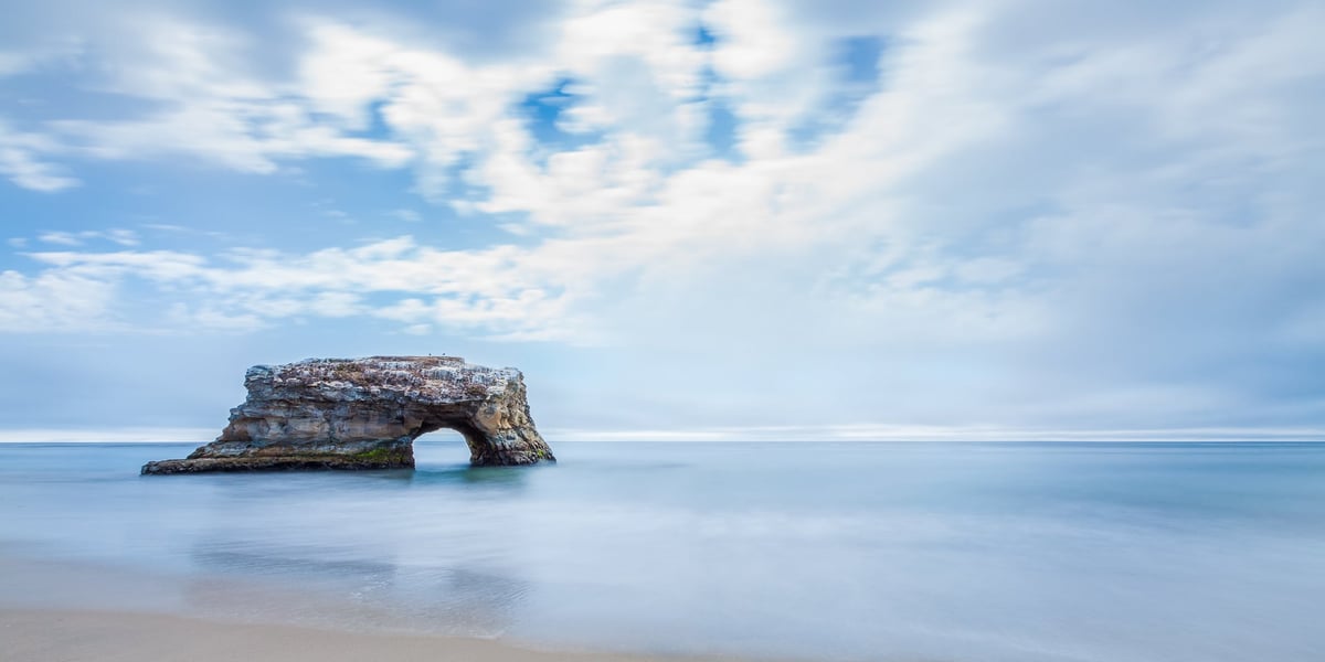Bridge Rock Of Santa Cruz