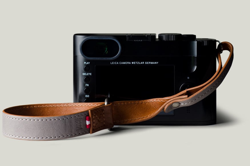 Hard Graft Leather camera wrist strap