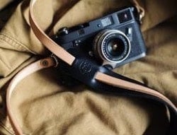Tap&Dye leather camera strap