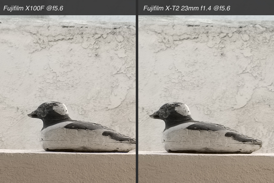 X100F vs XF23mm f1.4 comparison