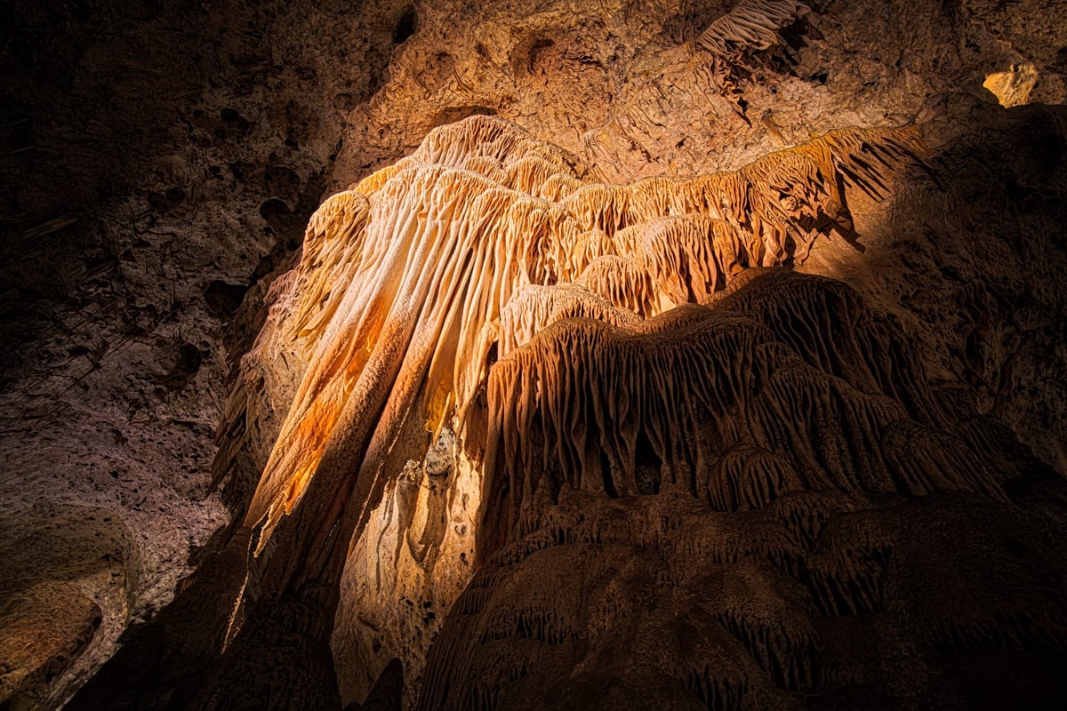 Carlsbad Cavern Rock Formation