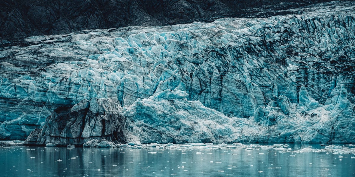 Glacier in Glacier Bay Alaska. Shot with the Sony A7rII and the Canon 70-200mm f2.8 II.