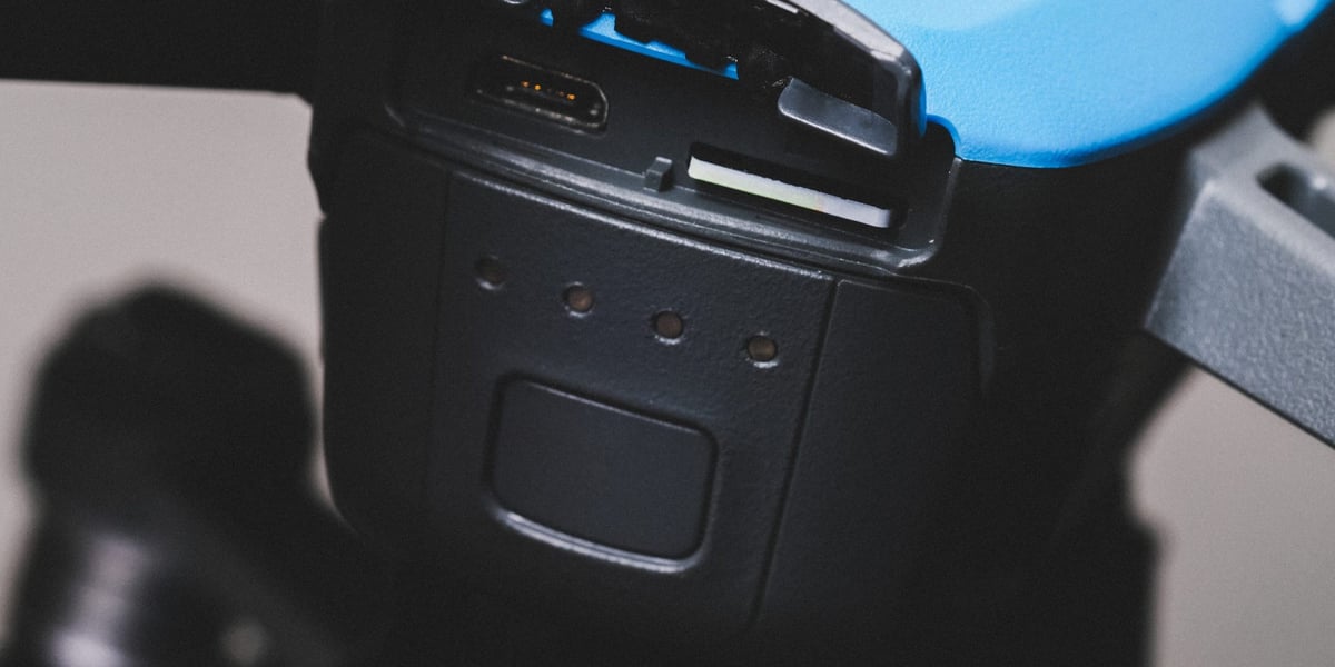 DJI Spark Memory Card Slot In The Back