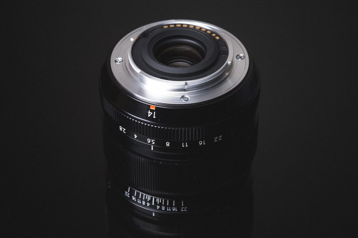 Fujifilm 14mm rear element