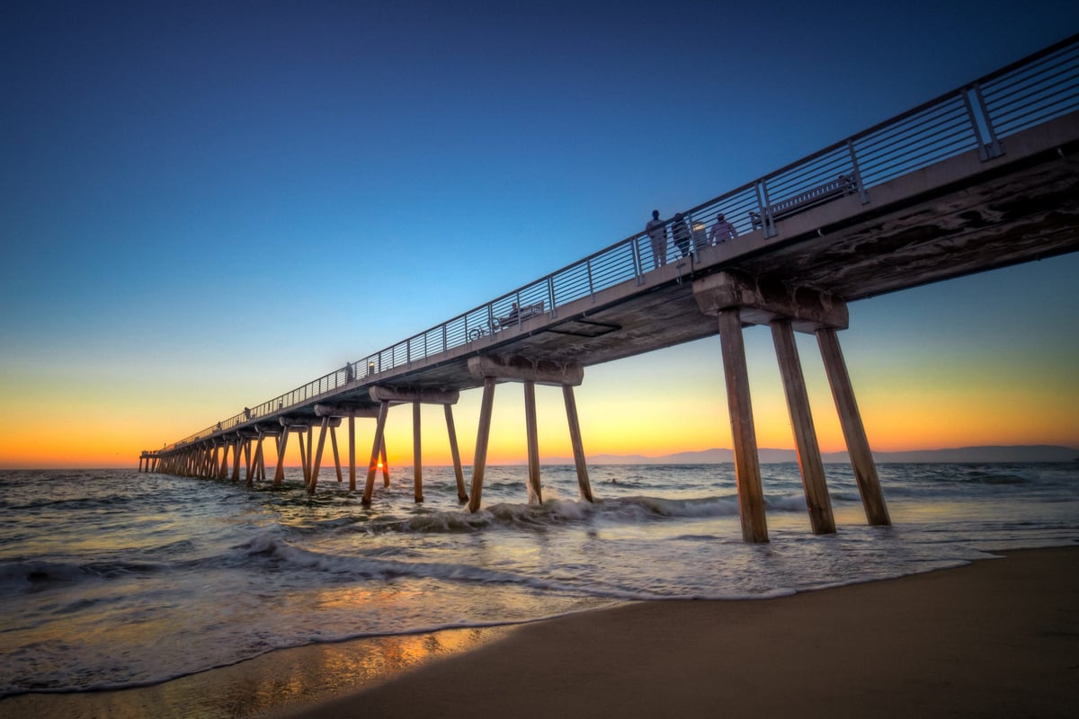 HDR Photo of Hermosa Pier