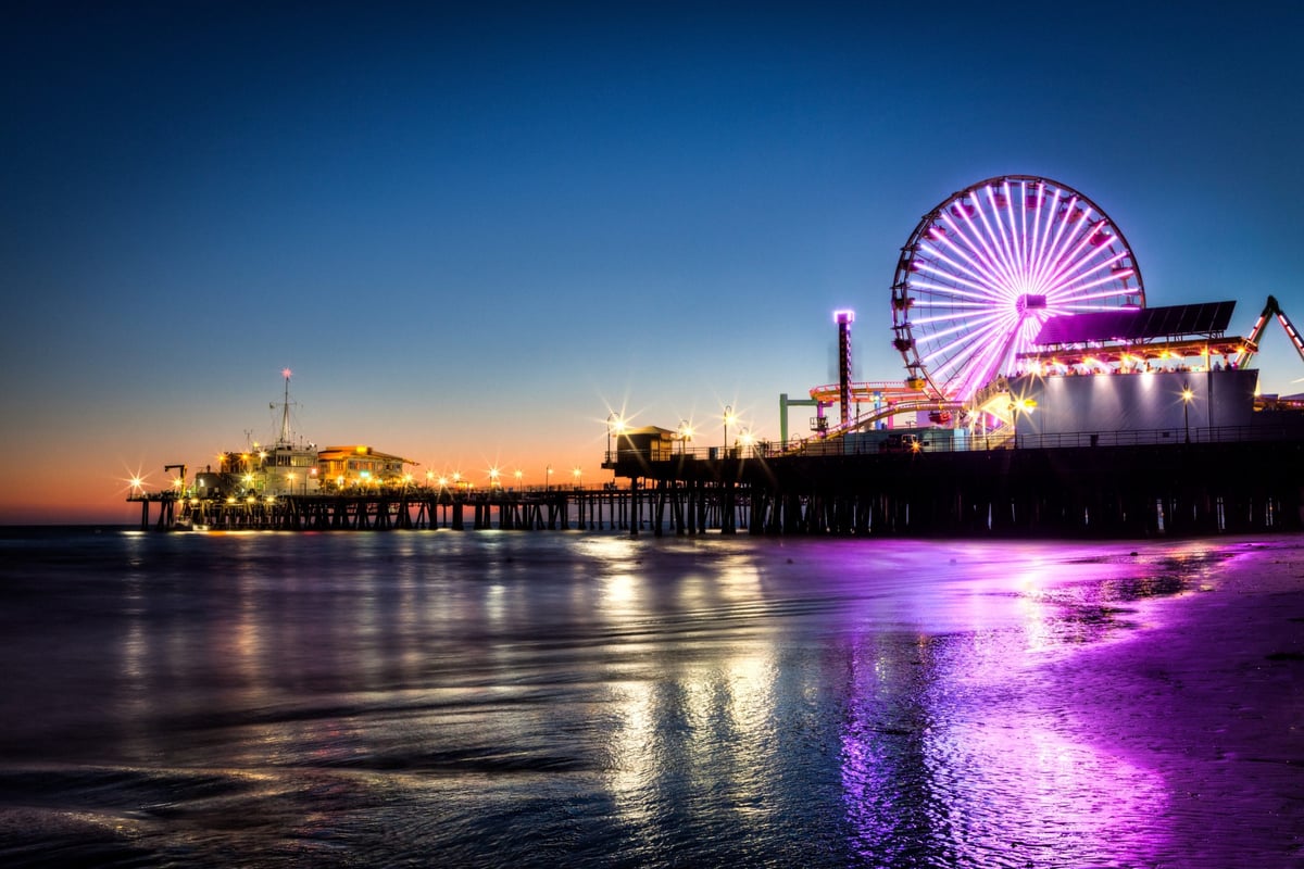 Santa Monica Pier HDR
