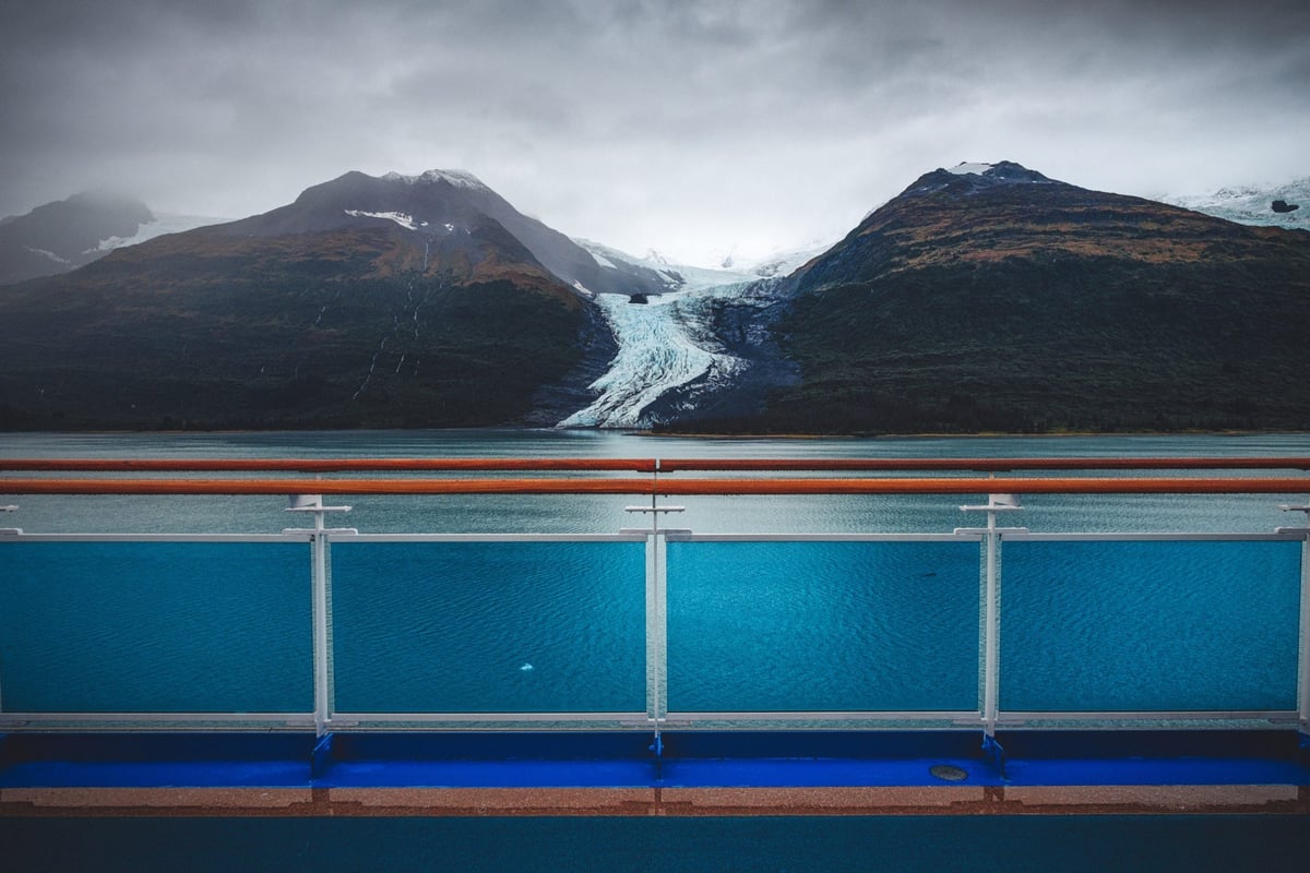 Glacier in College Fjord Alaska