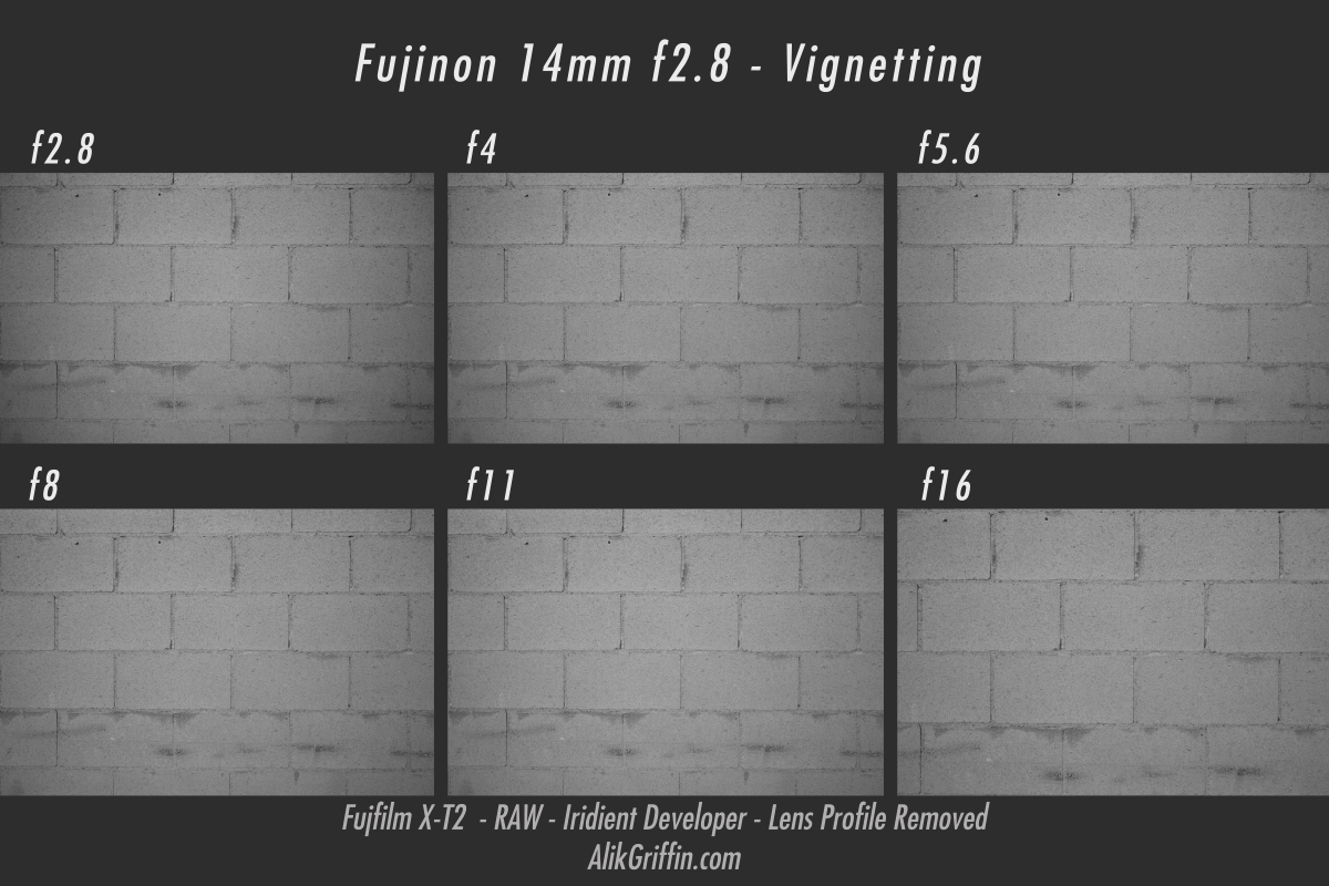 Fujinon 14mm Vignetting Samples
