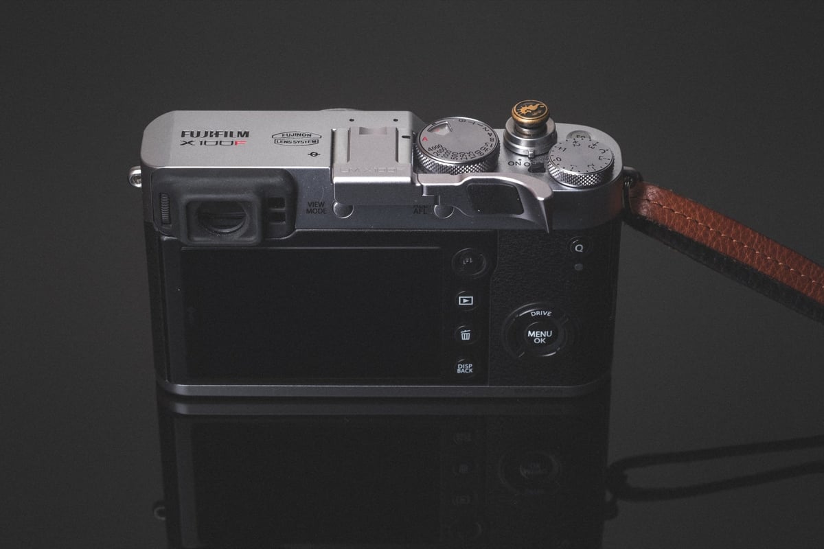 Fuji X100F Lensmate Thumb Grip Back View