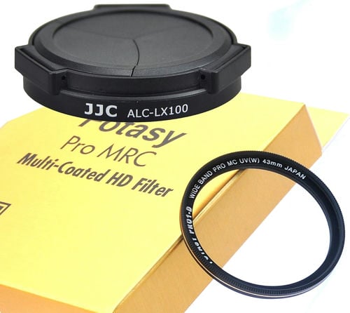 JJC Auto Lens Hood for Panasonic LX100 II