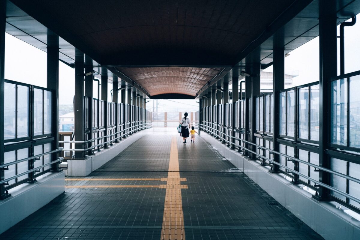 Bridge over the highway