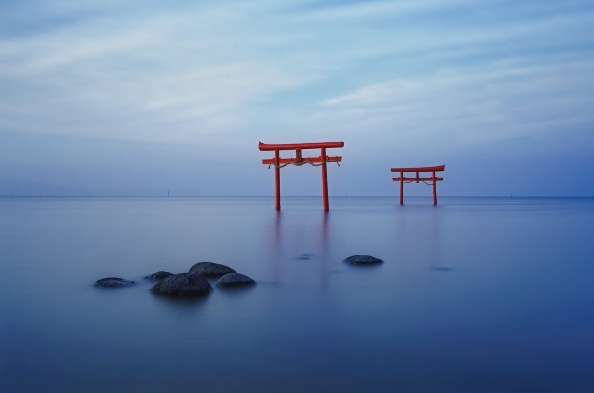 Floating Torri Oouo Shrine