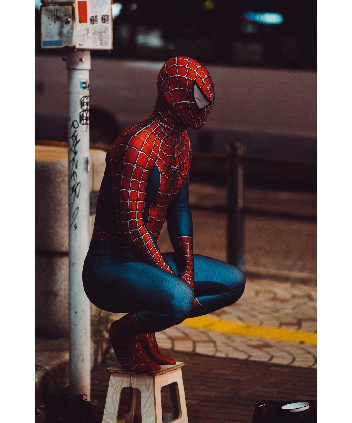 Spiderman shot with the Fujifilm 90mm 