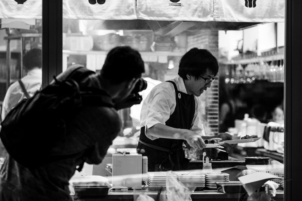 Alex shooting street photography